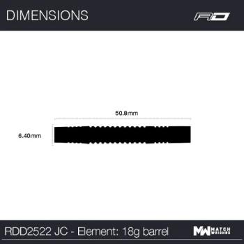 Preview: Red Dragon JONNY CLAYTON Element - 20 Gramm