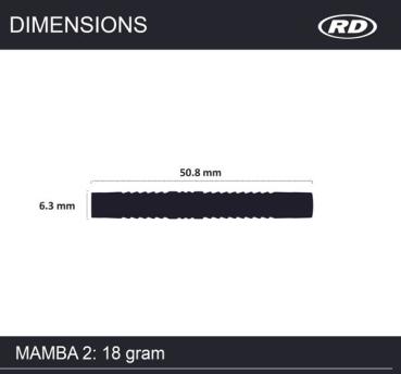 Preview: Red Dragon PETER WRIGHT 'Snakebite' MAMBA 2 - 18 Gramm