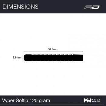 Preview: Red Dragon PETER WRIGHT 'Snakebite' VYPER - 20 Gramm