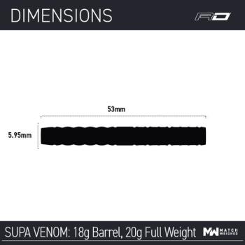 Preview: Red Dragon PETER WRIGHT 'Snakebite' SUPA-VENOM - 20 Gramm