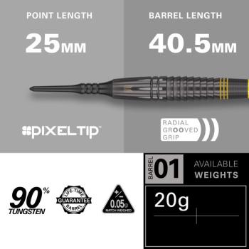 Preview: Target SCOTT WILLIAMS 'Shaggy' Black - 20 Gramm