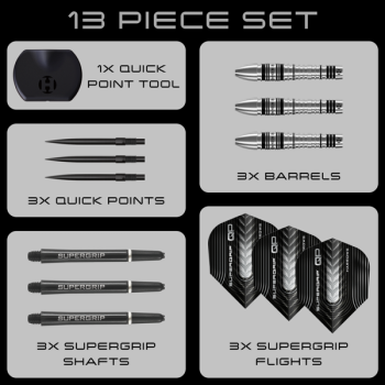 Harrows SUPERGRIP QP BOMB - 23 Gramm