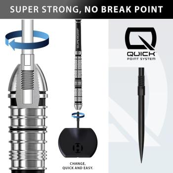 Preview: Harrows SUPERGRIP QP TAPERED - 30 Gramm