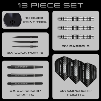 Harrows SUPERGRIP QP TORPEDO - 23 Gramm