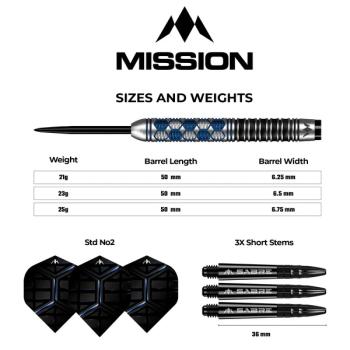 Preview: Mission HEXON - 90% Tungsten - 21 Gramm