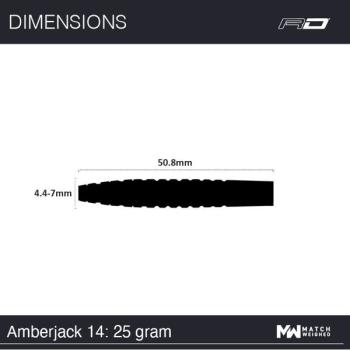 Preview: Red Dragon AMBERJACK - No.14 - 25 Gramm
