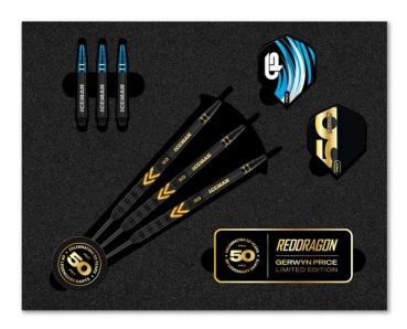 Preview: Red Dragon GERWYN PRICE 'Iceman' - 50 YEAR LIMITED EDITION DART - 23 Gramm