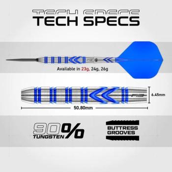 Preview: Red Dragon GERWYN PRICE 'Iceman' - Blue Original - Switch Point - 23 Gramm