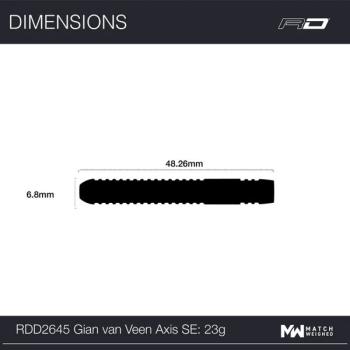 Preview: Red Dragon GIAN VAN VEEN - AXIS SE - 23 Gramm