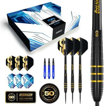 Red Dragon LUKE HUMPHRIES 'Cool Hand Luke' - 50 YEAR LIMITED EDITION DART - 22 Gramm