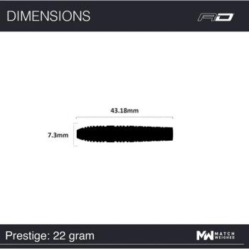 Red Dragon LUKE HUMPHRIES - PRESTIGE - 22 Gramm