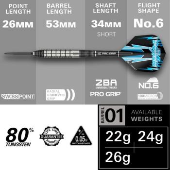 Preview: Target PHIL TAYLOR POWER 8ZERO 2 - 22 Gramm