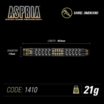 Preview: Winmau ASPRIA - 21 Gramm