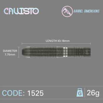 Preview: Winmau CALLISTO - 3 - 26 Gramm