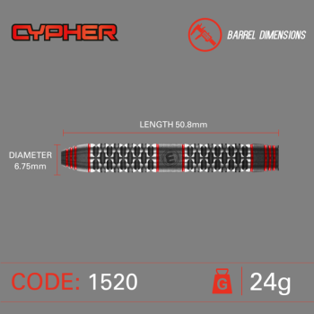 Preview: Winmau CYPHER - 24 Gramm