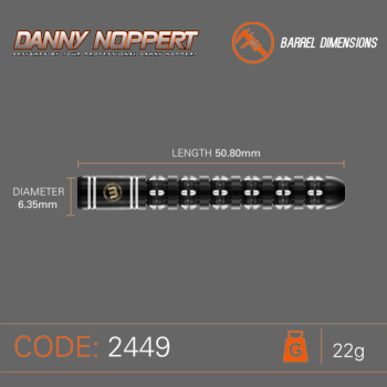 Preview: Winmau DANNY NOPPERT SE Freeze Edition - 22 Gramm