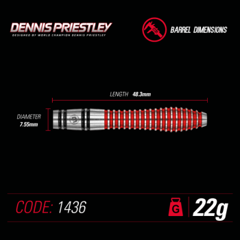 Preview: Winmau DENNIS PRIESTLEY SE 2020 - 22 Gramm