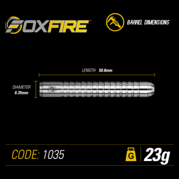 Preview: Winmau FOXFIRE - 23 Gramm
