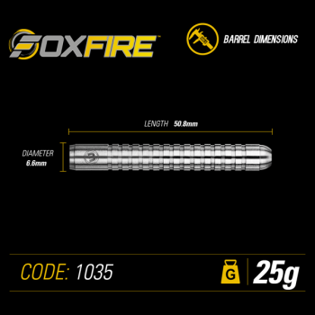 Preview: Winmau FOXFIRE - 25 Gramm