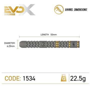 Preview: Winmau MICHAEL VAN GERWEN 'EVO X' - 22,5 Gramm