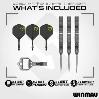 Preview: Winmau MICHAEL VAN GERWEN 'Signature Edition' - Switch Point - 23 Gramm
