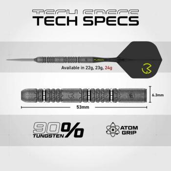 Preview: Winmau MICHAEL VAN GERWEN 'Signature Edition' - Switch Point - 24 Gramm