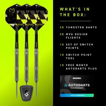 Preview: Winmau MICHAEL VAN GERWEN  'TS'   -   Switch Point   -   23 Gramm