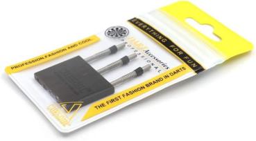 Preview: Cuesoul TOUCH POINT 2 Steel-Tip Points   -   Black   -   33,3 mm