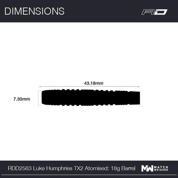 Red Dragon LUKE HUMPHRIES - TX2 Atomised - 20 Gramm