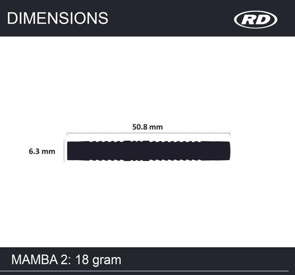 Red Dragon PETER WRIGHT 'Snakebite' MAMBA 2 - 18 Gramm