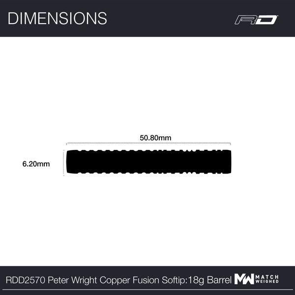 Red Dragon PETER WRIGHT 'Snakebite' COPPER FUSION - 20 Gramm