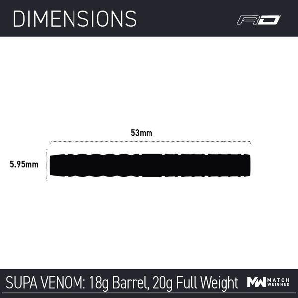 Red Dragon PETER WRIGHT 'Snakebite' SUPA-VENOM - 20 Gramm