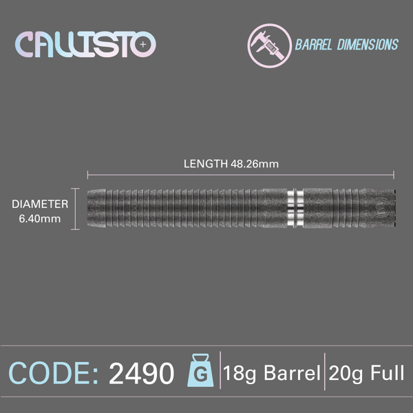 Winmau CALLISTO - 1 - 20 Gramm