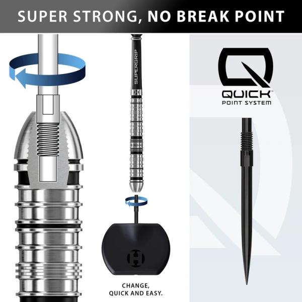 Harrows SUPERGRIP QP TAPERED - 30 Gramm