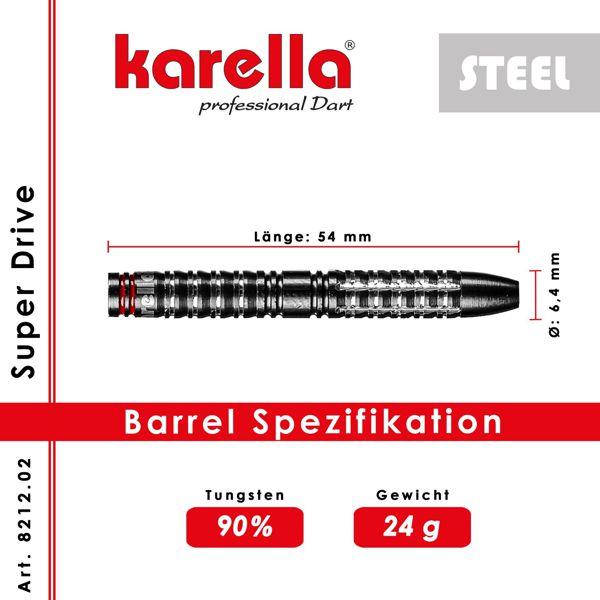 Karella SUPER DRIVE Black - 24 Gramm