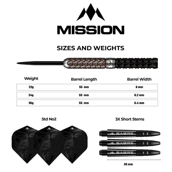 Mission ARCHON - 97,5% Tungsten - 22 Gramm