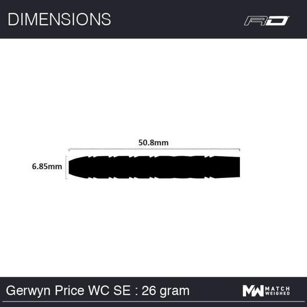 Red Dragon GERWYN PRICE 'Iceman' Championship Special Edition - 26 Gramm