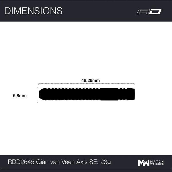 Red Dragon GIAN VAN VEEN - AXIS SE - 23 Gramm
