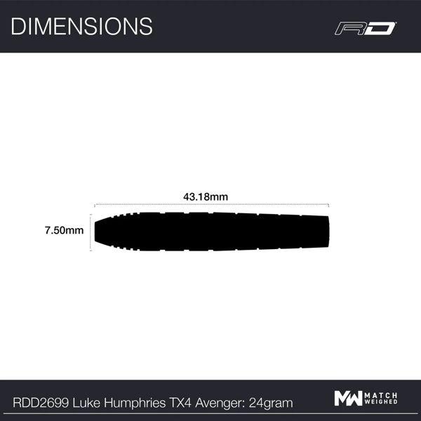 Red Dragon LUKE HUMPHRIES - TX4 Avenger - 24 Gramm