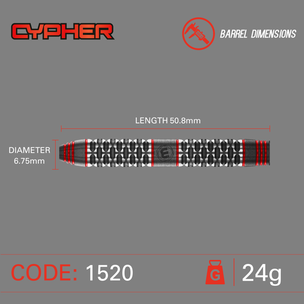 Winmau CYPHER - 24 Gramm