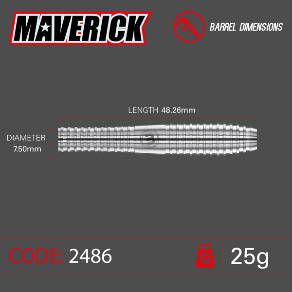 Winmau MAVERICK - 25 Gramm