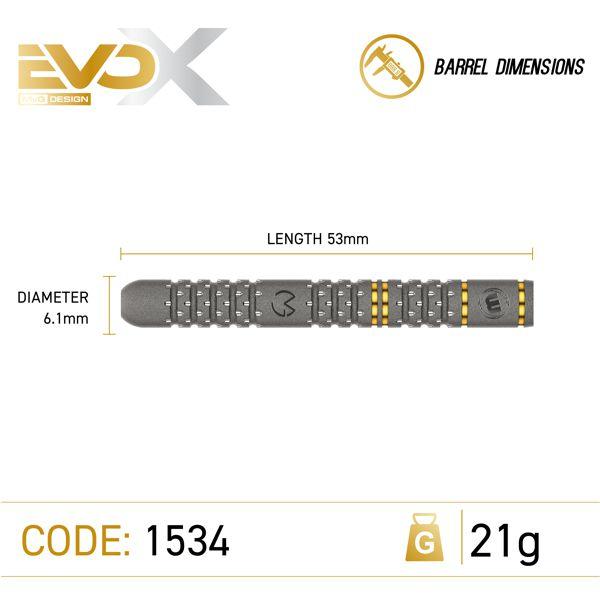 Winmau MICHAEL VAN GERWEN 'EVO X' - 21 Gramm