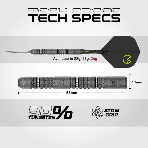 Winmau MICHAEL VAN GERWEN 'Signature Edition' - Switch Point - 24 Gramm