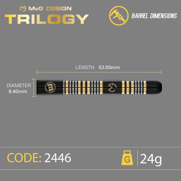 Winmau MICHAEL VAN GERWEN 'Trilogy' - 24 Gramm