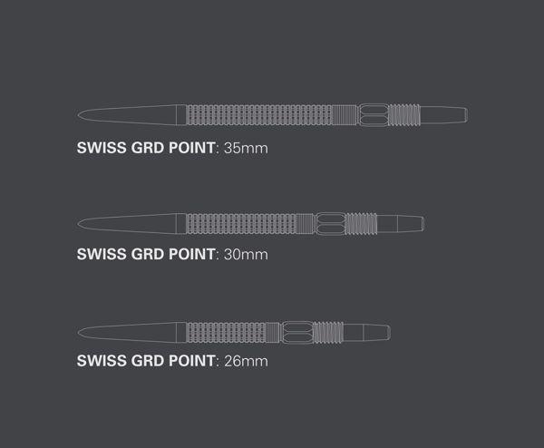 Target SWISS GRD Points   -   Silver  -   26 mm