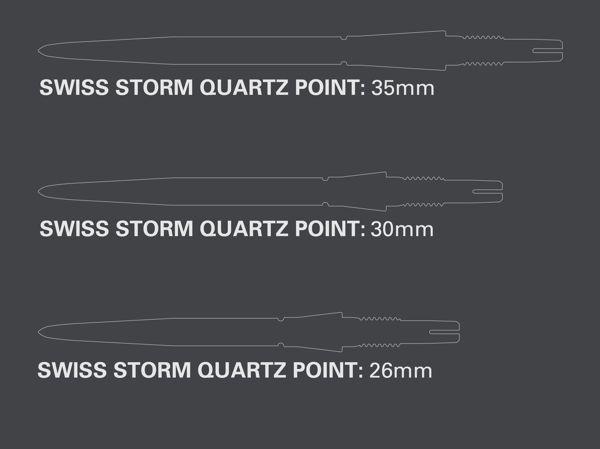 Target SWISS STORM QUARTZ Points   -   Silver  -   26 mm